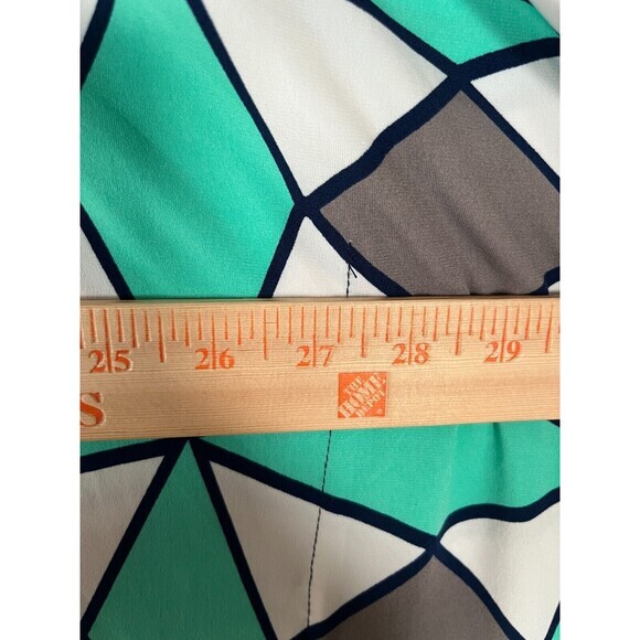 Susan Graver Poncho Kaftan Kimono Top Size XL Bright Colorful Geometric Relaxed‎ - Picture 6 of 11